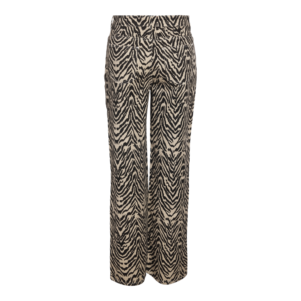 Noisy May Marley Zebra Print Jeans